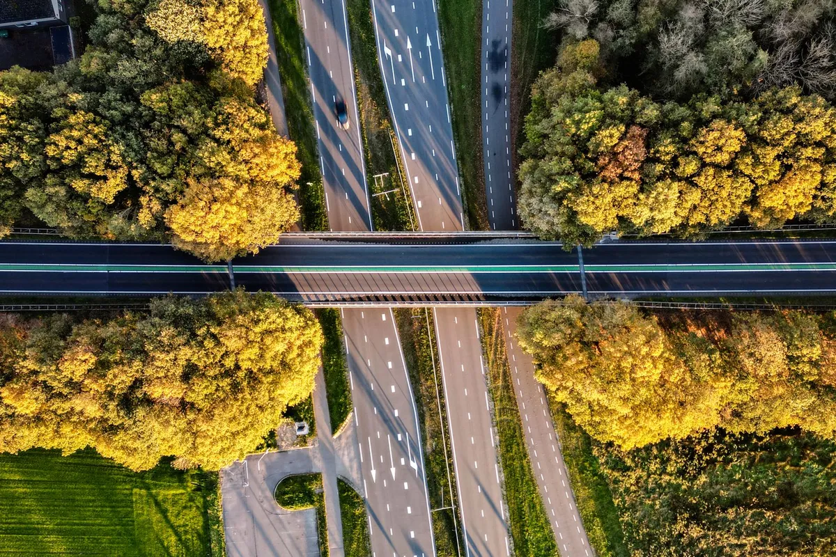 Vrachtwagen op de Nederlandse snelweg